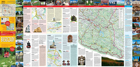 Bieszczady map&guide XL PL laminat 2025