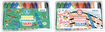 Kredki wykręcane Silky 12 kolorów 1szt.mix