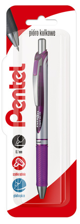 Pióro kulkowe 0,7 mm EnerGel BL77 fioletowy 1 szt.