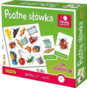 Gra Psotne słówka - głoska r - rerki