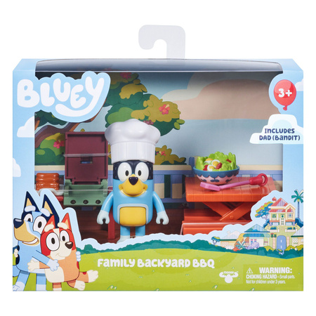 Figurki mini zestaw podwórko Bluey BLU13030