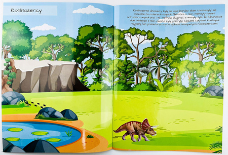 Dinozaury. Książeczka z wypukłymi naklejkami