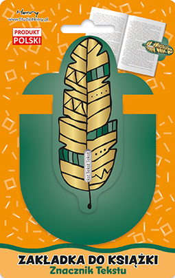 Zakładka znacznik tekstu Piórko Boho