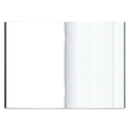 Paczka zeszyt A5 Eco PP Ocean Colors 32k kratka mix kolorów 10 szt.