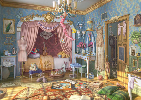 PQ Puzzle 1000 el. JJ Sypialnia June