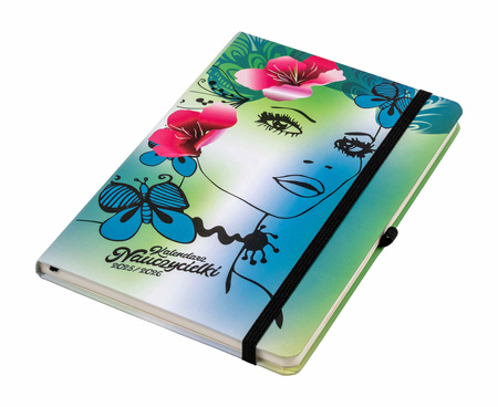 Kalendarz Nauczycielki 2025/2026 Salsa A5 tygodniowy słowianka