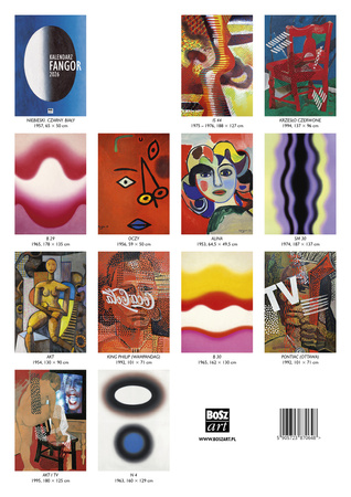 Kalendarz 2026 Fangor A3 wzór 2