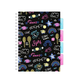 Kołozeszyt A5 100k kratka PP Coolpack tennis star