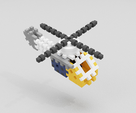 Klocki konstrukcyjne mini konstruktor Expert 301 elementów