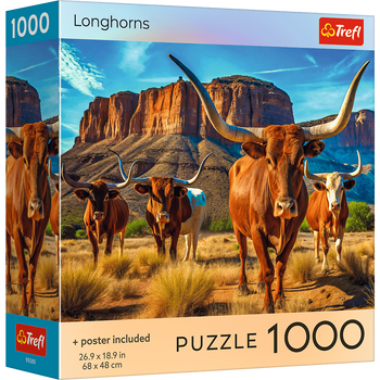 Puzzle 1000  USA Collection Longhorns