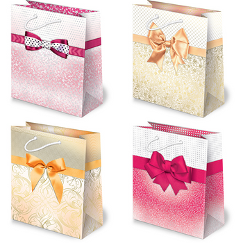 Torebki ozdobne XL-24 Kokardy 10 sztuk