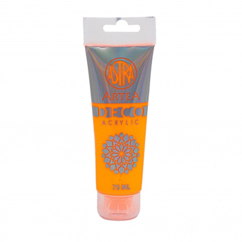 Farba akrylowa Deco Artea 75 ml tuba neonowy pomarańczowy