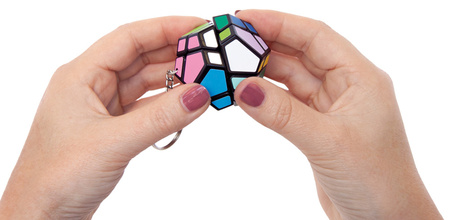 Łamigłówka MINI brelok Skewb Recent Toys poziom 4,5/5