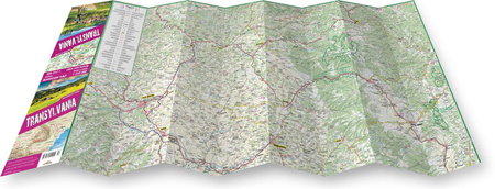 Transylvania adventure map 1:250 000 laminat 2024