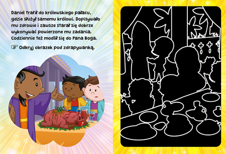 Biblijna zdrapywanka. Daniel i lwy