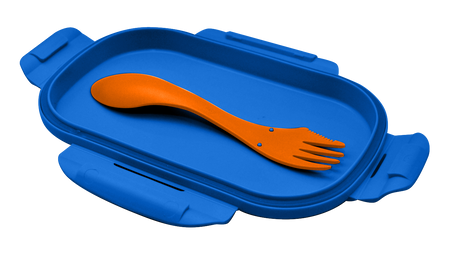 Pudełko śniadaniowe + sztućce Hot Wheels HW00018