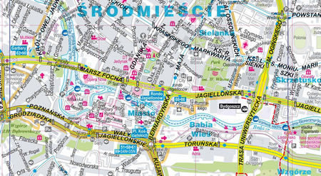 Bydgoszcz plan miasta 1: 20 000 foliowana 2024
