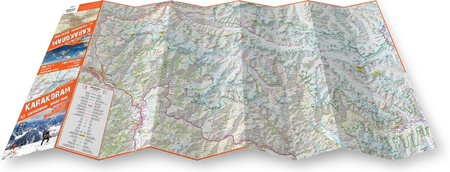 Karakoram trekking map 1:175 000 laminat 2024