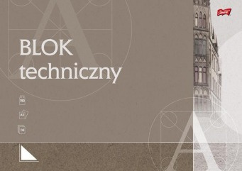 PACZKA Blok techniczny A3 10K białe kartki Unipap 10 sztuk