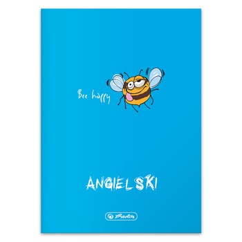 Paczka zeszyt A5 Eco PP j. Angielski 60k kratka 5 szt.