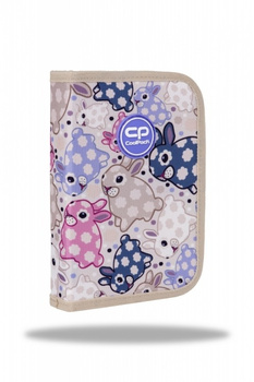 Piórnik 1-komorowy bez wyposażenia Coolpack Clipper White Bunny