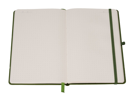 Notes romantyzm A5 kropki khaki