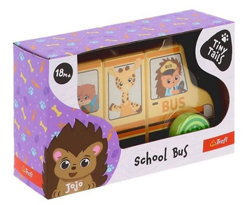 Zabawka drewniana School Bus Tiny Tails 61788