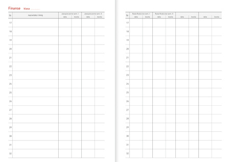 Kalendarz nauczyciela 2025/2026 B6T PCV bezbarwny ROWER
