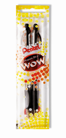 Długopis 0,7 mm BK417 czarny 2 szt.