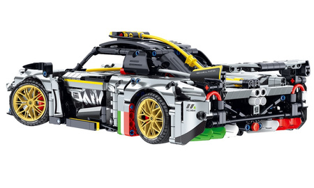 Klocki iM.Master 1:14 model auto srebne 1237 elementów