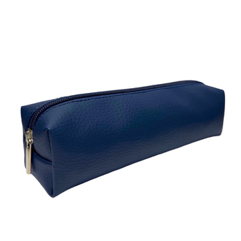 Piórnik szkolny młodzieżowy prostokąt kostka Dark Blue