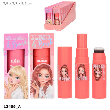 Róż z pędzelkiem Top Model BEAUTY&ME 1szt.mix 13489A