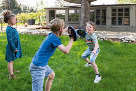 Gra zręcznościowa Paletki rzucaj i łap Robot Scratch