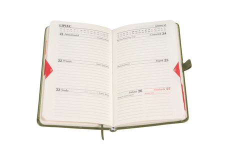 Kalendarz 2026 Memofix A6 TDW oliwkowy