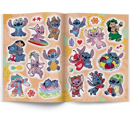 Disney Stich Kolorowanka z naklejkami NA-9141