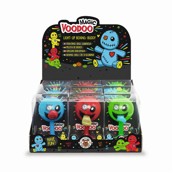 Głowa do boksowania z przyssawką świecąca w ciemności 1szt.mix