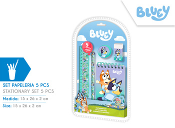 Zestaw piśmienniczy Bluey 5 elementów BY00005