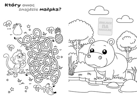 ZOO. Baw się i koloruj