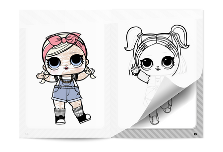 Będzie zabawa, złotko! L.O.L. Surprise! Odrysuj koloruj