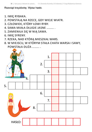 Karty pracy z tekstami do czytania ze zrozumieniem dla uczniów ze specjalnymi potrzebami edukacyjnymi