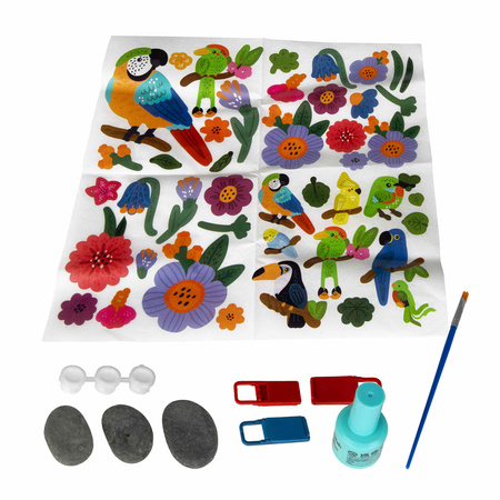 Zestaw kreatywny Strigo do Decoupage Paper Patch kamienie