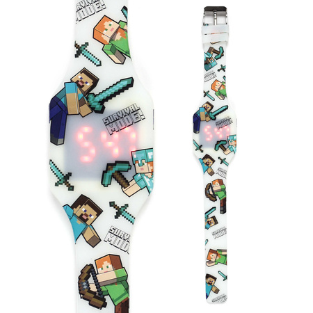 Zegarek cyfrowy Minecraft 1szt.mix WATC24