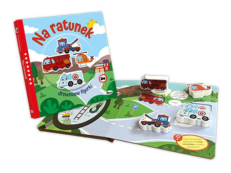 Na ratunek. Drewniane figurki