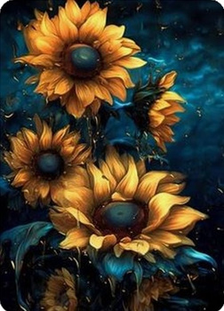 Diamentowa Mozaika Słoneczniki młode NO-2001726