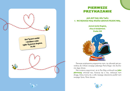 Dzieci poznają dziesięć przykazań. Nasza wspólnota