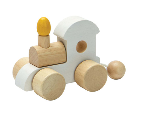 Pociąg urodzinowy zabawki drewniane