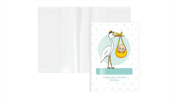Okładka na książeczkę zdrowia dziecka Bocian