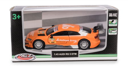 MSZ Audi RS 5 DTM pomarańczowy w skali 1:43