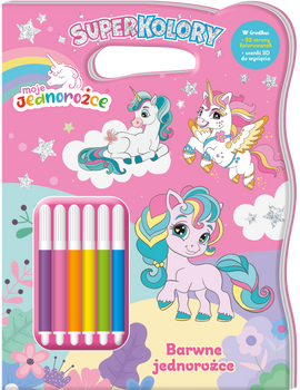 Barwne jednorożce. Moje Jednorożce. Superkolory
