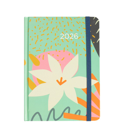 Kalendarz 2026 B6 dzienny Tropikalny